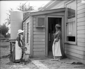 Women doing housework