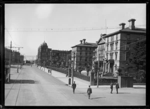 Lambton Quay and Government Buildings, Wellington