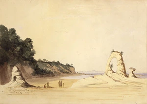Fox, William 1812-1893 :On the coast near Kai-terri-terri, Blind Bay. Jan. 1846