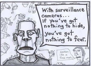 Doyle, Martin, 1956-:'With surveillance cameras... if you've got nothing to hide, you've got nothing to fear.' 3 October 2011