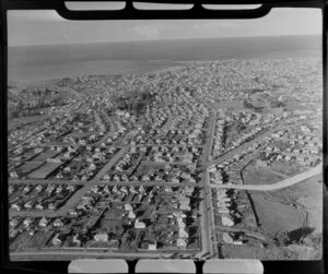 Timaru, South Canterbury, showing housing and roads