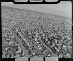 Timaru, South Canterbury, showing housing and roads