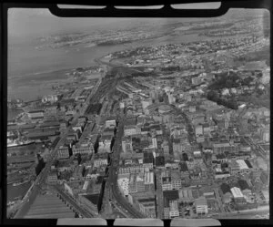 Auckland commercial area from Customs Street to Railway Station