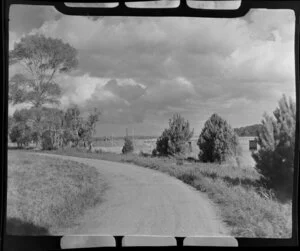 View of bridge connecting Paihia and Waitangi, Bay of Islands