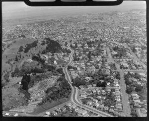 Mount Eden, showing Mount Eden Road, Auckland