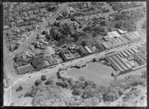 Stanley Street, showing site for Tappenden Motors Store and Rydge Tyre Remoulding, Auckland