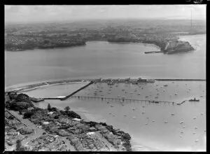 Bridge site at St Mary's Bay, Auckland