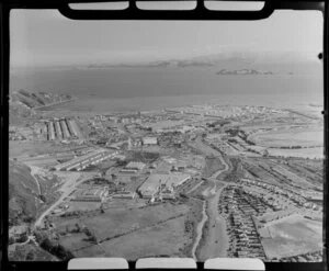 Industrial area, Gracefield, Lower Hutt, Wellington