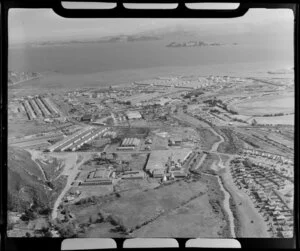 Industrial area, Gracefield, Lower Hutt, Wellington