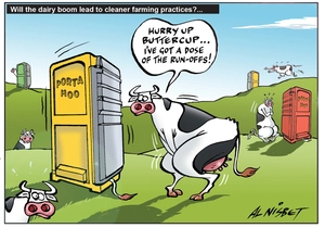 Nisbet, Alistair, 1958-:Will the dairy boom lead to cleaner farming practices? 29 September 2011