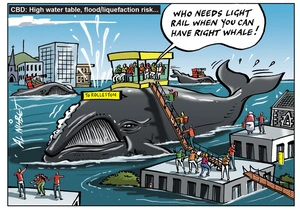 Nisbet, Alistair, 1958- :'Who needs light rail when you can have right whale!' 6 October 2011