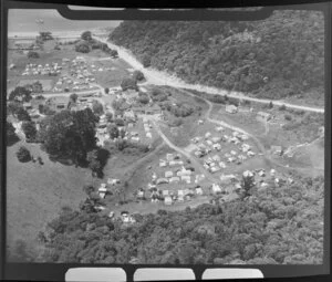 Paihia, Bay of Islands, Northland, showing camping grounds