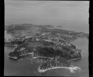 Boats in Kawau Bay, Kawau Island, Hauraki Gulf