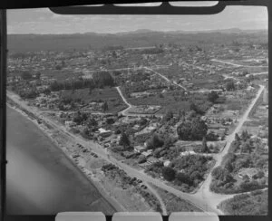 Taupo, showing housing and part of the Lake