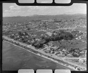 Taupo, showing housing and part of the Lake