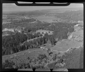 Wairakei, showing forest area and probably the resort in the centre