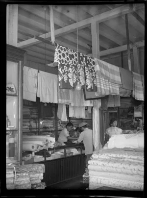 Fabric store, Papeete, Tahiti