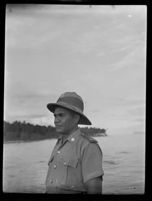 Unidentified policeman, Apia, Samoa