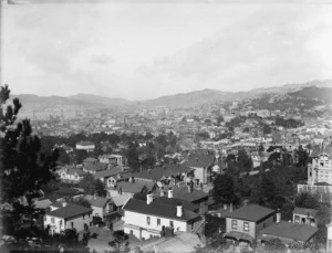 General view of Thorndon, Wellington
