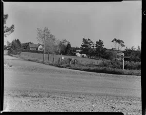 Maxwell subdivision, Mairangi Bay, North Shore, Auckland, showing houses in the background