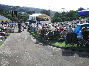 Outdoor concert at Government House
