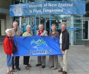 Group in front of Te Papa