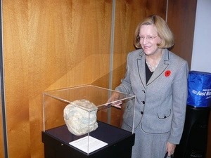 Rock from Kicking Horse Pass at Te Papa