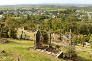 View over Ross township from old cemetery