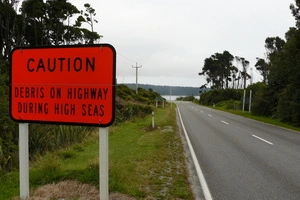 Coastal highway near Bruce Bay