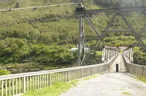 Taylorville suspension bridge