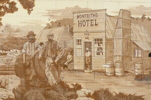Monteith's hotel mural