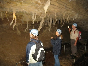 Wavy stalactites