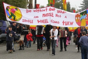 Trade Union banner, Blackball