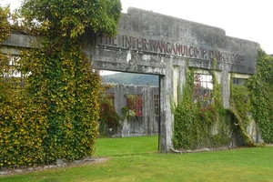 Derelict dairy factory, Harihari