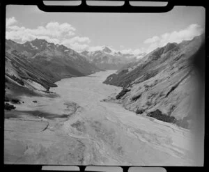 Hopkins Valley at the head of Lake Ohau, Waitaki District, Canterbury Region