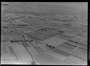 Pukekohe Hill, Auckland, showing rural areas