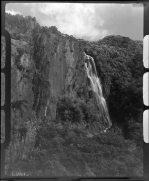 Waterfall, Fox Glacier, West Coast Region