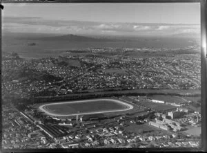 Epsom Trotting Club grounds and city, Auckland