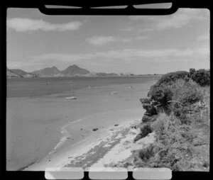 Whangarei Harbour from One Tree Point, showing boats