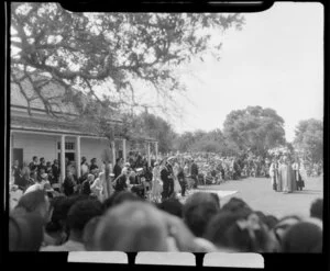 Royal reception, Waitangi Treaty Grounds, Waitangi, Bay of Islands
