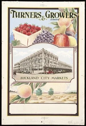 [Rykers, Leslie Bertram Archibald], 1897-1976 :Turners & Growers Limited. Auckland city markets [ca 1931]