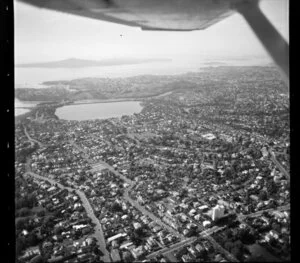 Remuera, Auckland, with Orakei Basin in distance