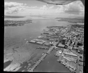 Central Auckland City, featuring Waitemata Harbour and port area, and including Devonport
