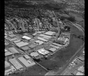 Industrial area and Felton Matthew Avenue, Glen Innes, Auckland