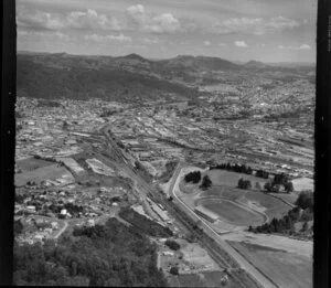Whangarei, Northland Region, including railway station and yards and Cobham Oval sports ground