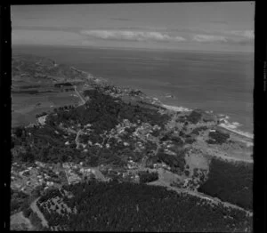 Muriwai township, Auckland west coast