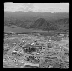 Building development, industrial area, Kawerau, Bay of Plenty