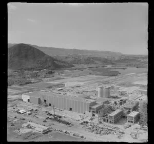 Building development, industrial area, Kawerau, Bay of Plenty