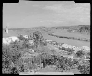 Whangarei, showing river, road and housing