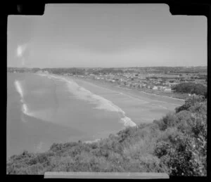 Orewa, Rodney District, Auckland, showing beach